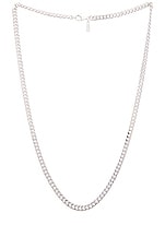 Hatton Labs Mini Cuban Chain in Silver, view 1, click to view large image.