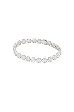 Hatton Labs Daisy Tennis Bracelet in Silver, view 1, click to view large image.