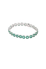 Hatton Labs Daisy Tennis Bracelet in Green, view 1, click to view large image.