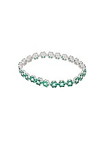 Hatton Labs Daisy Tennis Bracelet in Green, view 2, click to view large image.