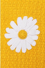 HARAGO Daisy Applique Blouson in Yellow, view 3, click to view large image.