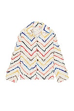 HARAGO Chenille Embroidered Jacket in Multi, view 1, click to view large image.