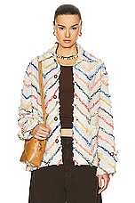 HARAGO Chenille Embroidered Jacket in Multi, view 1, click to view large image.
