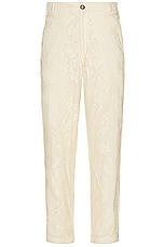 HARAGO Lace Pants in Off White, view 1, click to view large image.