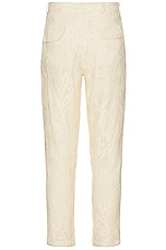 HARAGO Lace Pants in Off White, view 2, click to view large image.