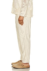 HARAGO Lace Pants in Off White, view 5, click to view large image.