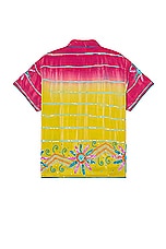 HARAGO Sequin Short Sleeve Shirt in Multi, view 2, click to view large image.