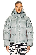 HOLDEN Short Down Puffer Jacket in Slate Gray, view 2, click to view large image.