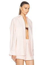 HAIGHT. Oversized Shirt in Soft Pink, view 2, click to view large image.