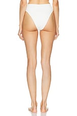 HAIGHT. Classic Hotpants Bikini Bottom in Off White, view 3, click to view large image.