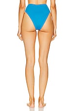HAIGHT. Classic Bikini Hotpant in Rio Blue, view 3, click to view large image.
