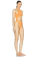 HAIGHT. Adriana One Piece Swimsuit in Apricot, view 2, click to view large image.
