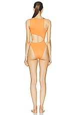 HAIGHT. Adriana One Piece Swimsuit in Apricot, view 4, click to view large image.