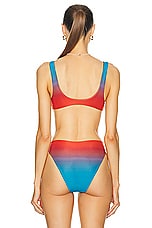 HAIGHT. Juliana Bikini Top in Ombre Pattern, view 3, click to view large image.
