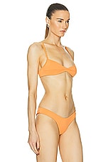 HAIGHT. Monica Bikini Top in Apricot, view 2, click to view large image.