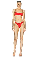 HAIGHT. Lola Bikini Bottom in Red Shift, view 4, click to view large image.