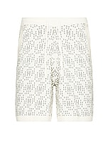 Honor The Gift A-spring H Knit Short in Bone, view 1, click to view large image.