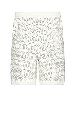 Honor The Gift A-spring H Knit Short in Bone, view 2, click to view large image.