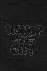Honor The Gift Amp'd Chore Jacket in Black, view 3, click to view large image.