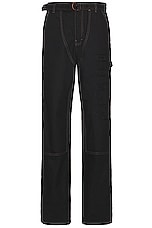 Honor The Gift Carpenter Belt Pant in Black, view 1, click to view large image.