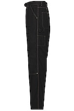 Honor The Gift Carpenter Belt Pant in Black, view 4, click to view large image.