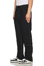 Honor The Gift Carpenter Belt Pant in Black, view 6, click to view large image.
