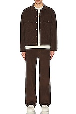 Honor The Gift Crease Pant in Brown, view 5, click to view large image.