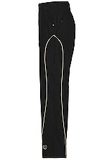 Honor The Gift A-spring Canvas Piping Pant in Black, view 3, click to view large image.