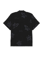 Honor The Gift Tobacco Button Up Shirt in Black, view 2, click to view large image.