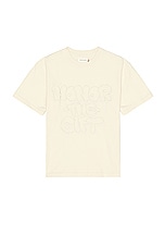 Honor The Gift Amp'd Up Tee in Bone, view 1, click to view large image.