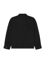 Honor The Gift Long Sleeve Work Shirt in Black, view 2, click to view large image.
