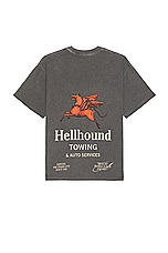 Honor The Gift Hellhound 2.0 Short Sleeve Tee in Black, view 1, click to view large image.