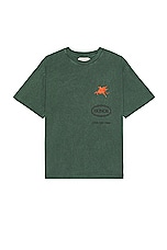 Honor The Gift Hellhound 2.0 Short Sleeve Tee in Green, view 2, click to view large image.