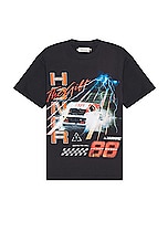 Honor The Gift Grand Prix 2.0 Short Sleeve Tee in Black, view 1, click to view large image.