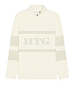 Honor The Gift A-spring Oversized Rugby in Bone, view 1, click to view large image.