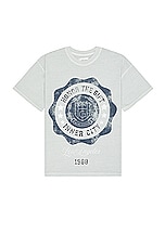 Honor The Gift A-spring Htg Seal Logo Tee in Stone, view 1, click to view large image.