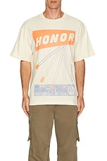 Honor The Gift Match Box Short Sleeve Shirt in White, view 3, click to view large image.