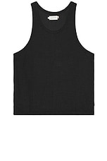 Honor The Gift Knit Tank Top in Black, view 1, click to view large image.