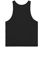 Honor The Gift Knit Tank Top in Black, view 2, click to view large image.