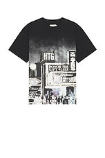 Honor The Gift City Lights Tee in Black, view 1, click to view large image.