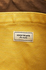 Honor The Gift Spotlight H Oversized Tote in Yellow, view 6, click to view large image.