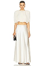 HEIRLOME Antonia Skirt in Ivory, view 4, click to view large image.