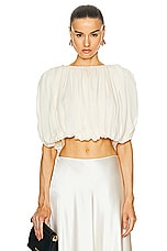 HEIRLOME Penelope Top in Ivory, view 1, click to view large image.