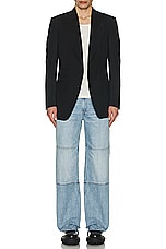 Helmut Lang Carpenter Jean in Light Indigo, view 6, click to view large image.