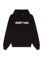 Helmut Lang Hoodie in Black, view 1, click to view large image.