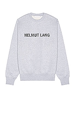 Helmut Lang Crewneck in Vapor Heather, view 1, click to view large image.