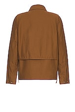 Helmut Lang Coach Jacket in Cigar, view 2, click to view large image.