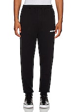 Helmut Lang Relaxed Jogger in Black, view 3, click to view large image.
