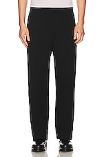 Helmut Lang Wide Leg Pants in Black, view 3, click to view large image.