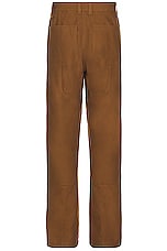 Helmut Lang Utility Pant in Cigar, view 2, click to view large image.